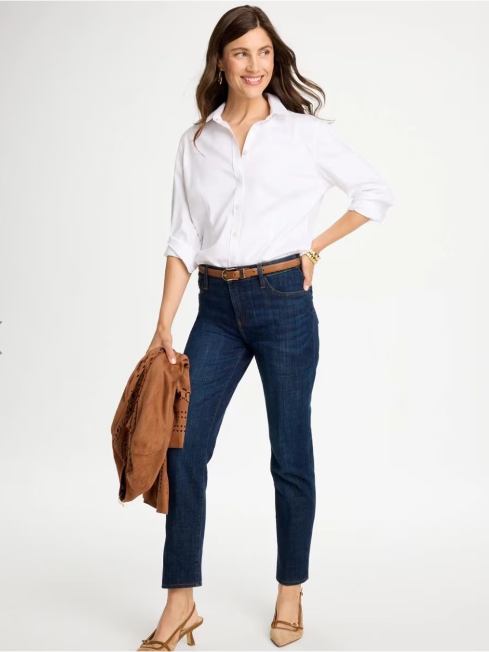 NWT Chicos So Slimming  Girlfriend jeans Ankle size 4-6 Chicos 0